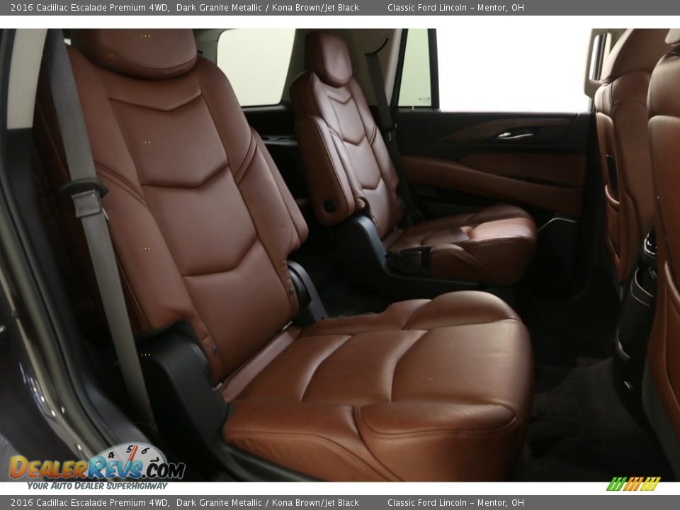 2016 Cadillac Escalade Premium 4WD Dark Granite Metallic / Kona Brown/Jet Black Photo #27