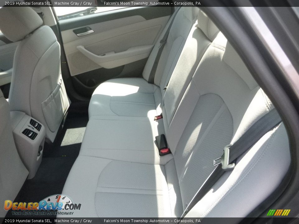 2019 Hyundai Sonata SEL Machine Gray / Gray Photo #8