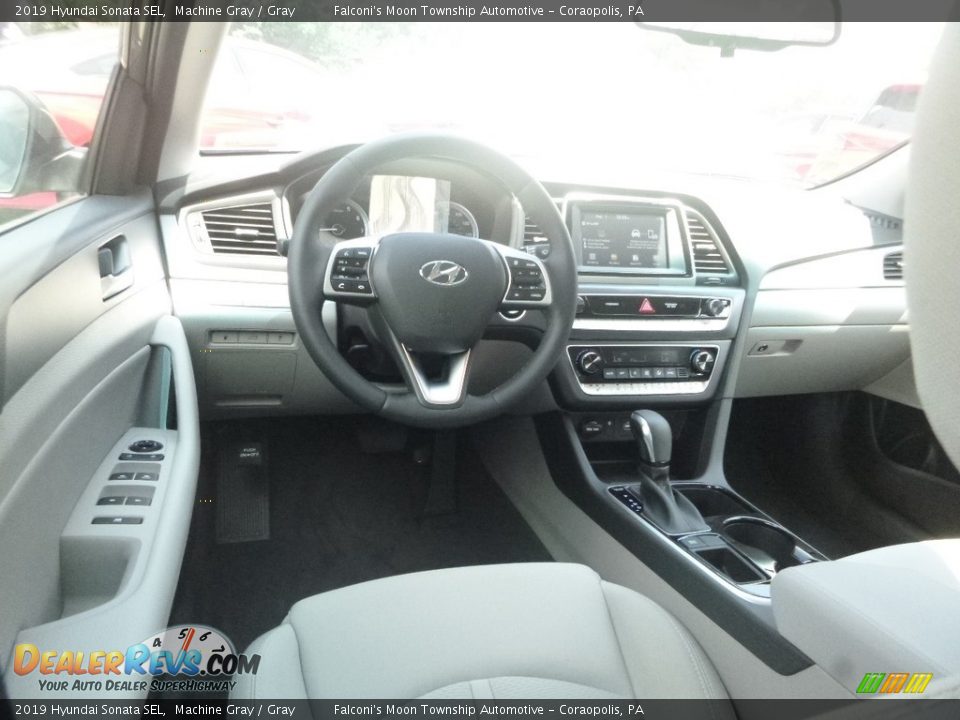 2019 Hyundai Sonata SEL Machine Gray / Gray Photo #9