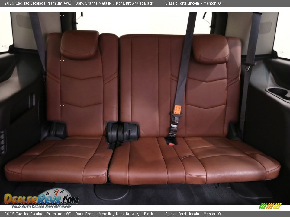 2016 Cadillac Escalade Premium 4WD Dark Granite Metallic / Kona Brown/Jet Black Photo #31