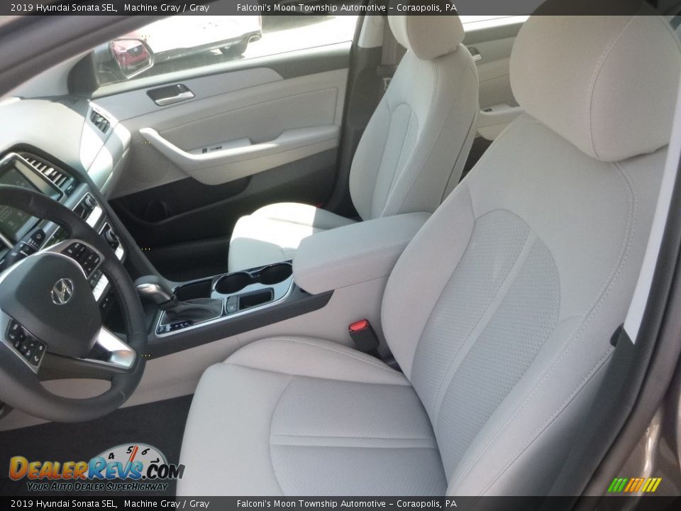 2019 Hyundai Sonata SEL Machine Gray / Gray Photo #10