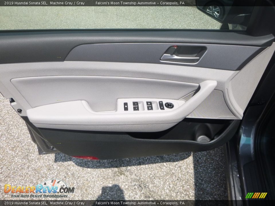 2019 Hyundai Sonata SEL Machine Gray / Gray Photo #11