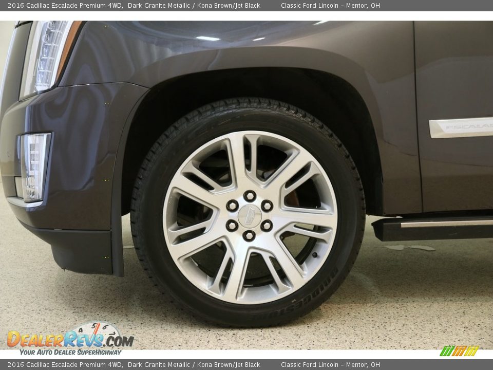 2016 Cadillac Escalade Premium 4WD Dark Granite Metallic / Kona Brown/Jet Black Photo #34