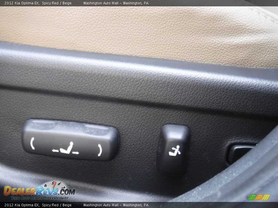 2012 Kia Optima EX Spicy Red / Beige Photo #10