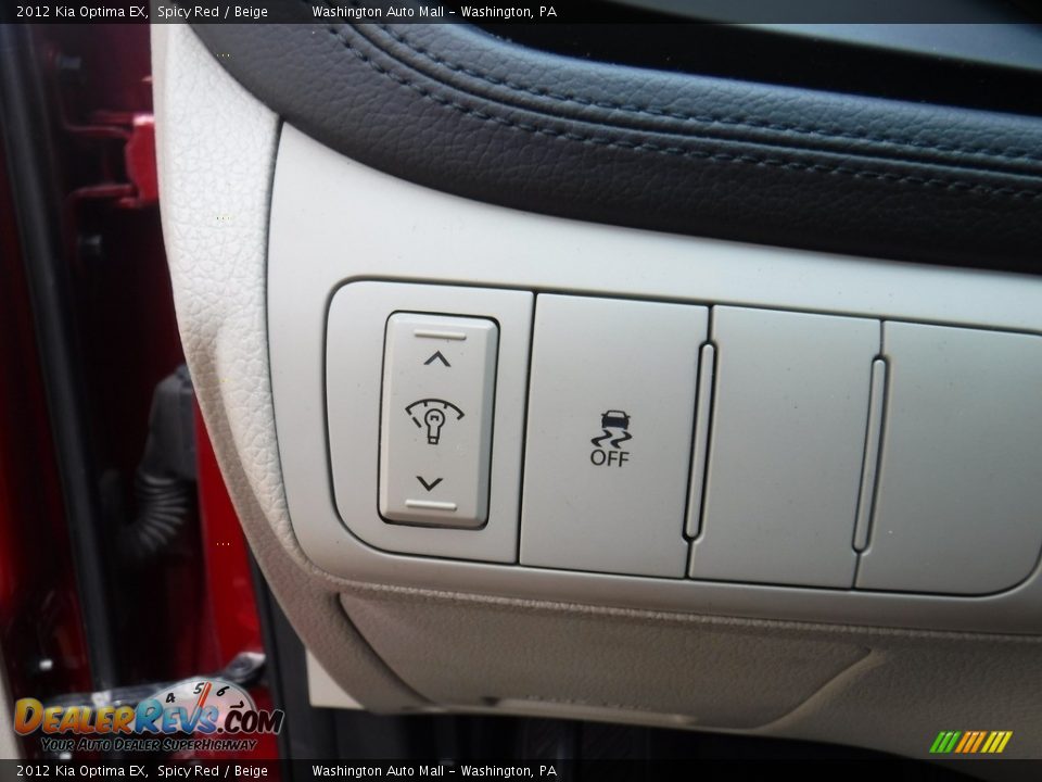 2012 Kia Optima EX Spicy Red / Beige Photo #14