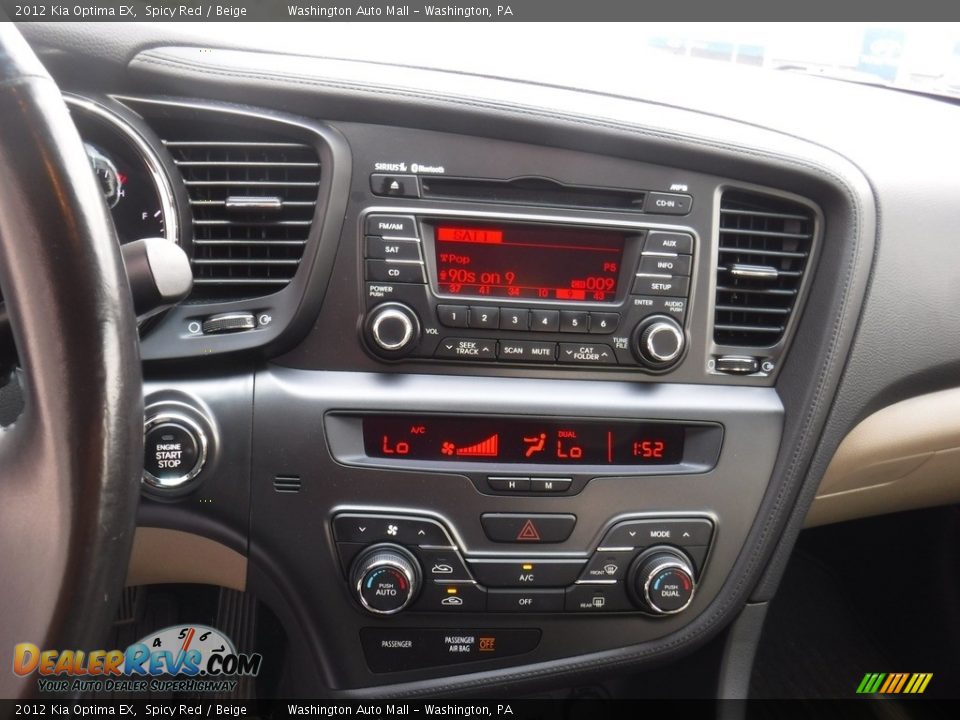 2012 Kia Optima EX Spicy Red / Beige Photo #15