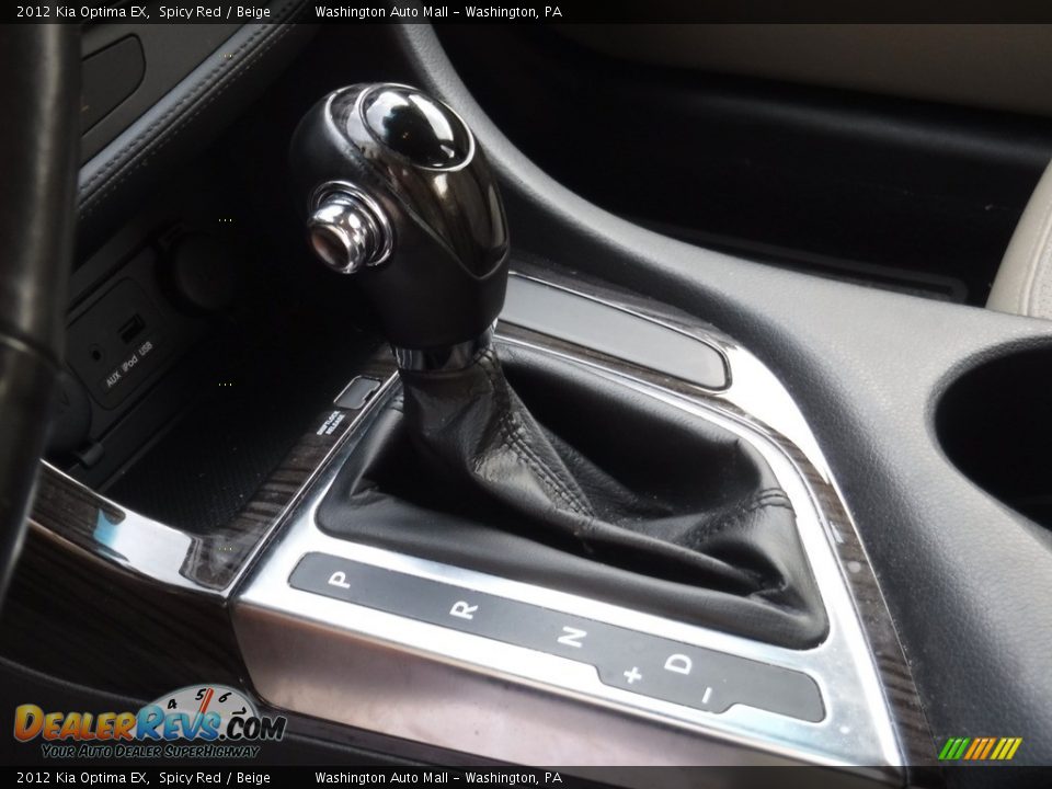 2012 Kia Optima EX Spicy Red / Beige Photo #17