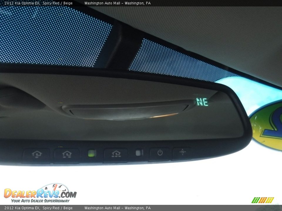 2012 Kia Optima EX Spicy Red / Beige Photo #18
