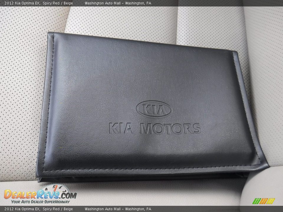 2012 Kia Optima EX Spicy Red / Beige Photo #22