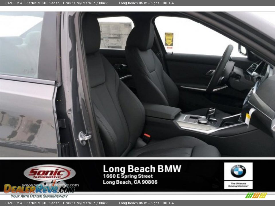 2020 BMW 3 Series M340i Sedan Dravit Grey Metallic / Black Photo #7