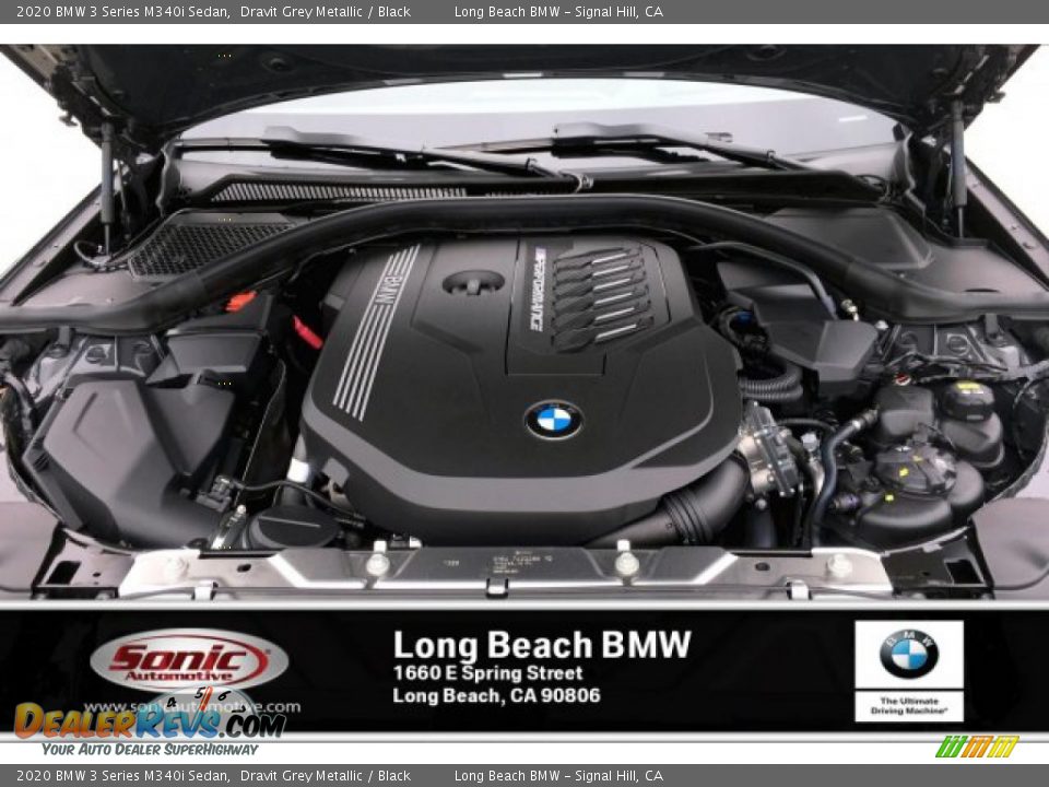 2020 BMW 3 Series M340i Sedan Dravit Grey Metallic / Black Photo #8