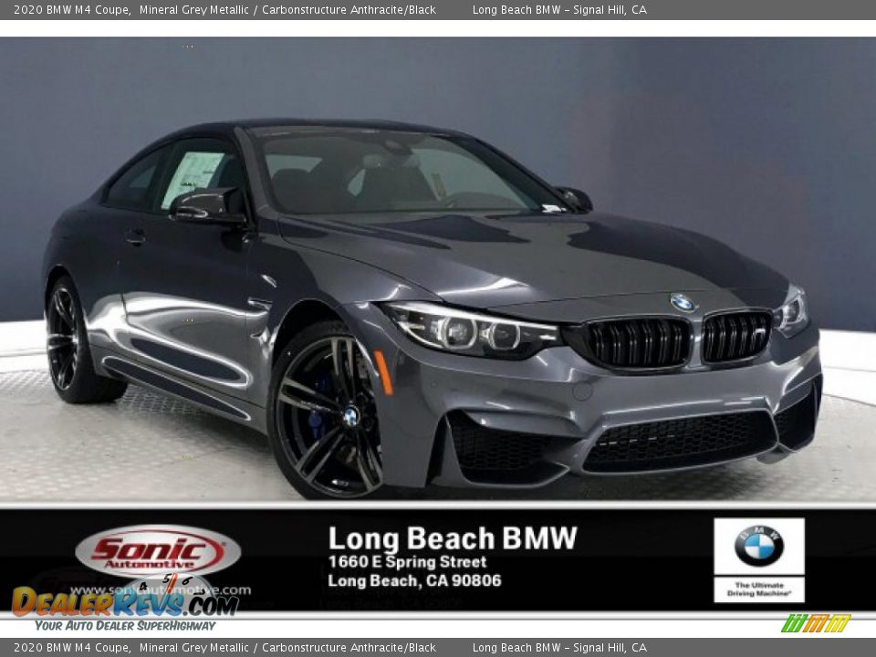 2020 BMW M4 Coupe Mineral Grey Metallic / Carbonstructure Anthracite/Black Photo #1