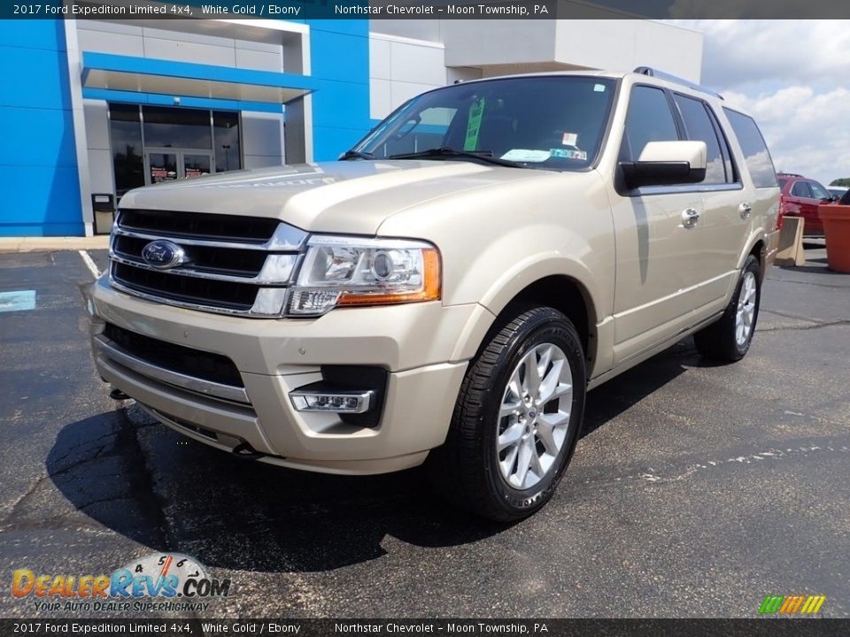 2017 Ford Expedition Limited 4x4 White Gold / Ebony Photo #2