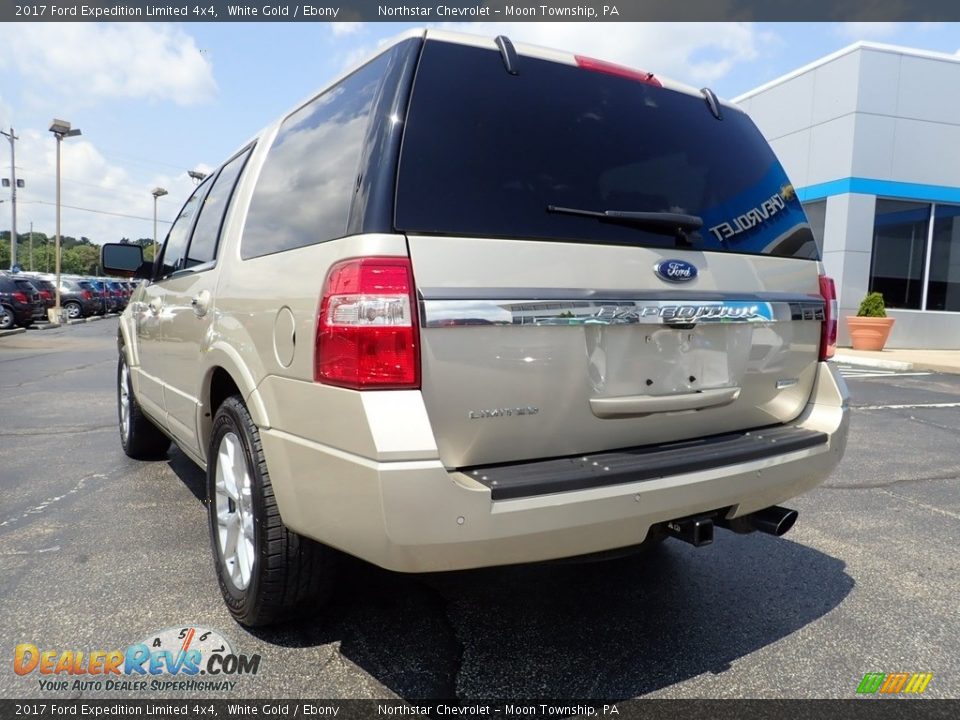 2017 Ford Expedition Limited 4x4 White Gold / Ebony Photo #5