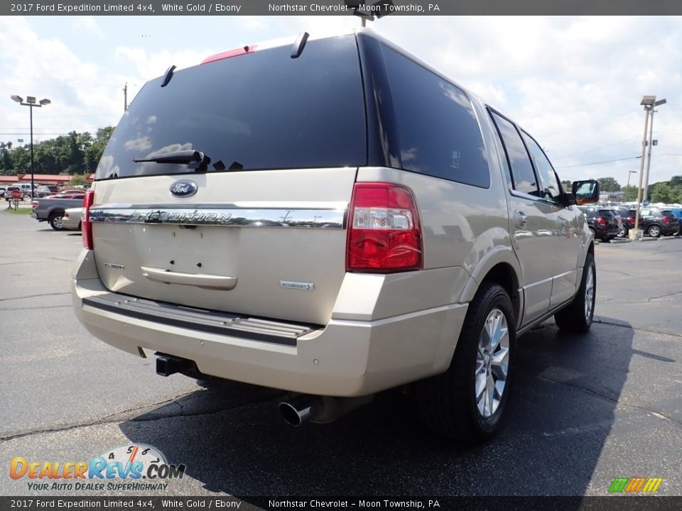 2017 Ford Expedition Limited 4x4 White Gold / Ebony Photo #8