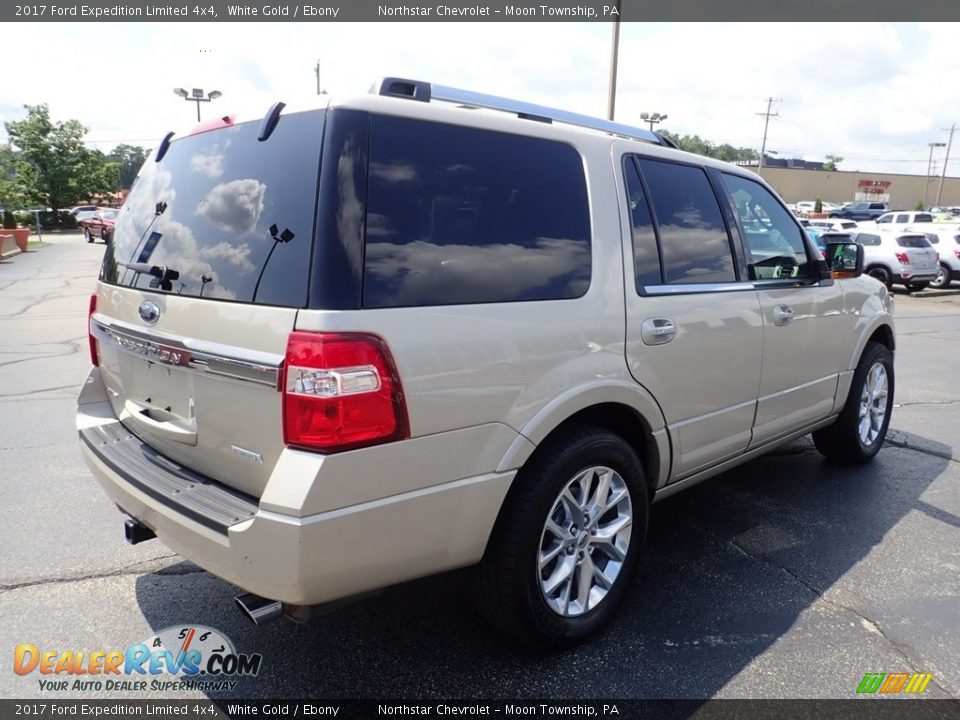 2017 Ford Expedition Limited 4x4 White Gold / Ebony Photo #9