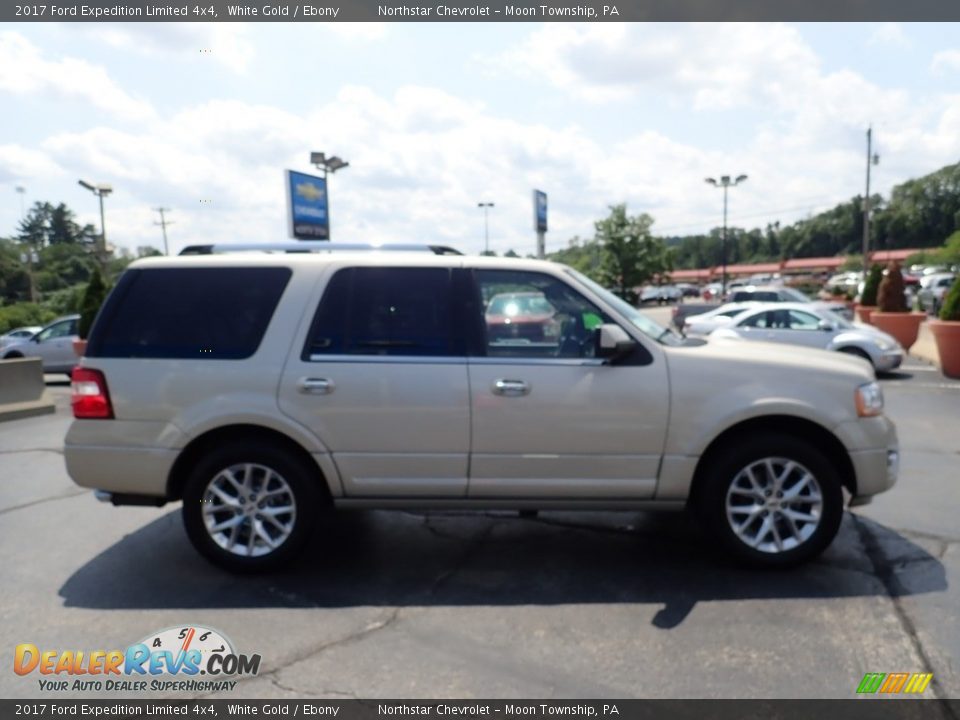 2017 Ford Expedition Limited 4x4 White Gold / Ebony Photo #10