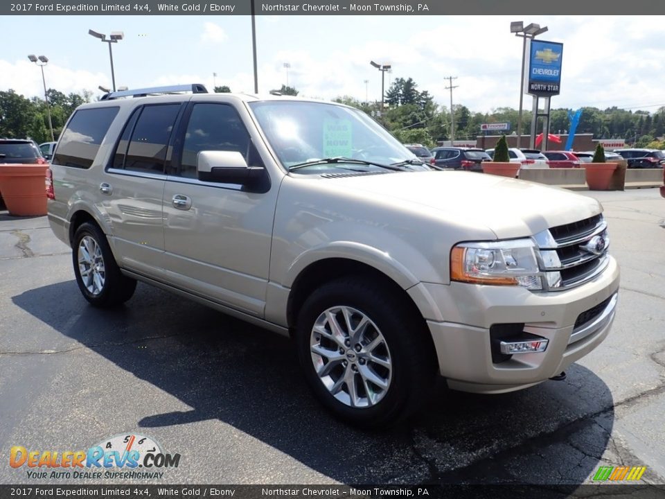 2017 Ford Expedition Limited 4x4 White Gold / Ebony Photo #11