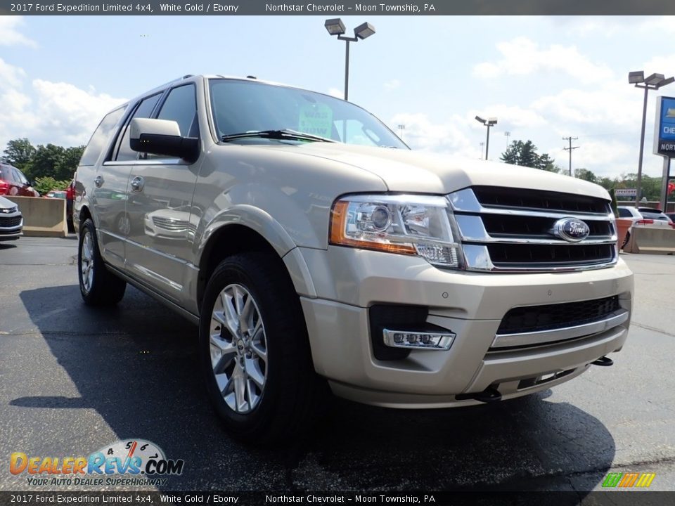 2017 Ford Expedition Limited 4x4 White Gold / Ebony Photo #12