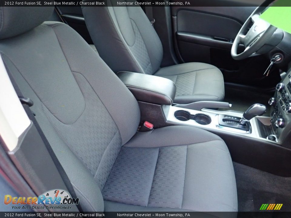 2012 Ford Fusion SE Steel Blue Metallic / Charcoal Black Photo #14