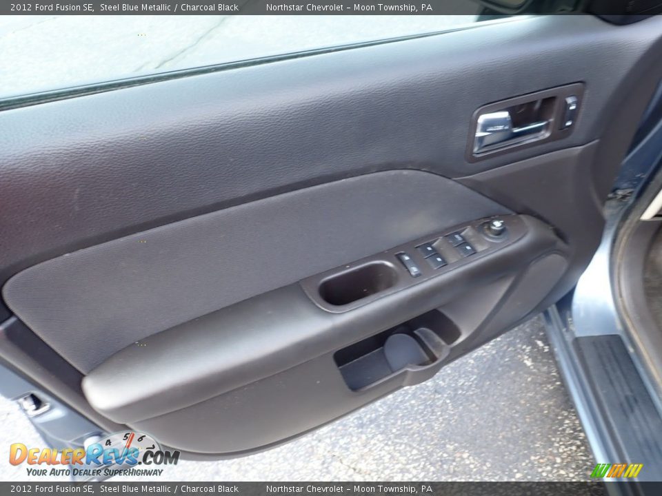 2012 Ford Fusion SE Steel Blue Metallic / Charcoal Black Photo #23