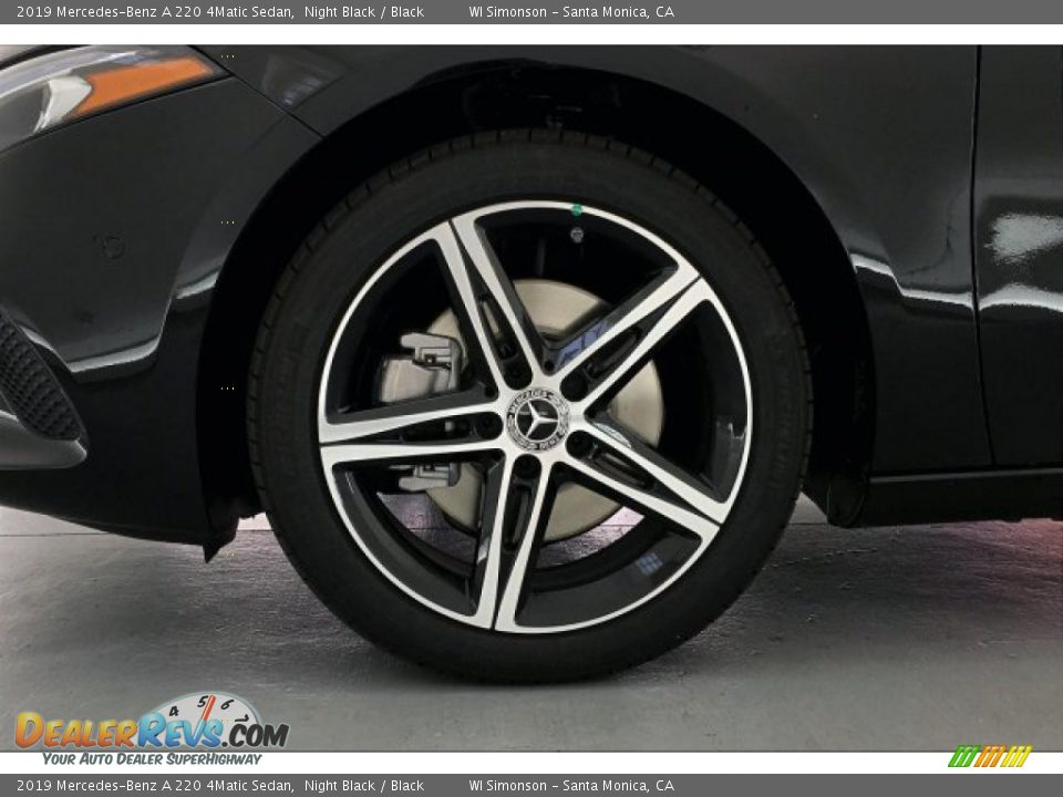 2019 Mercedes-Benz A 220 4Matic Sedan Night Black / Black Photo #9