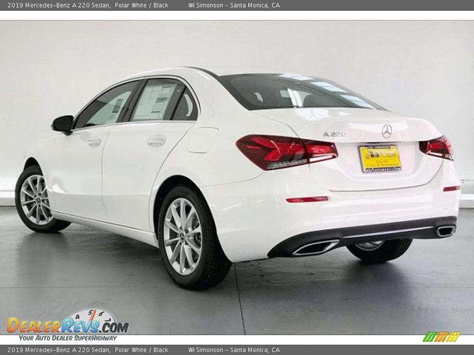 2019 Mercedes-Benz A 220 Sedan Polar White / Black Photo #2