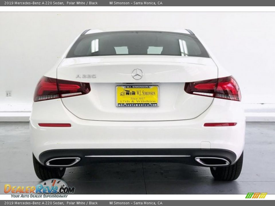 2019 Mercedes-Benz A 220 Sedan Polar White / Black Photo #3