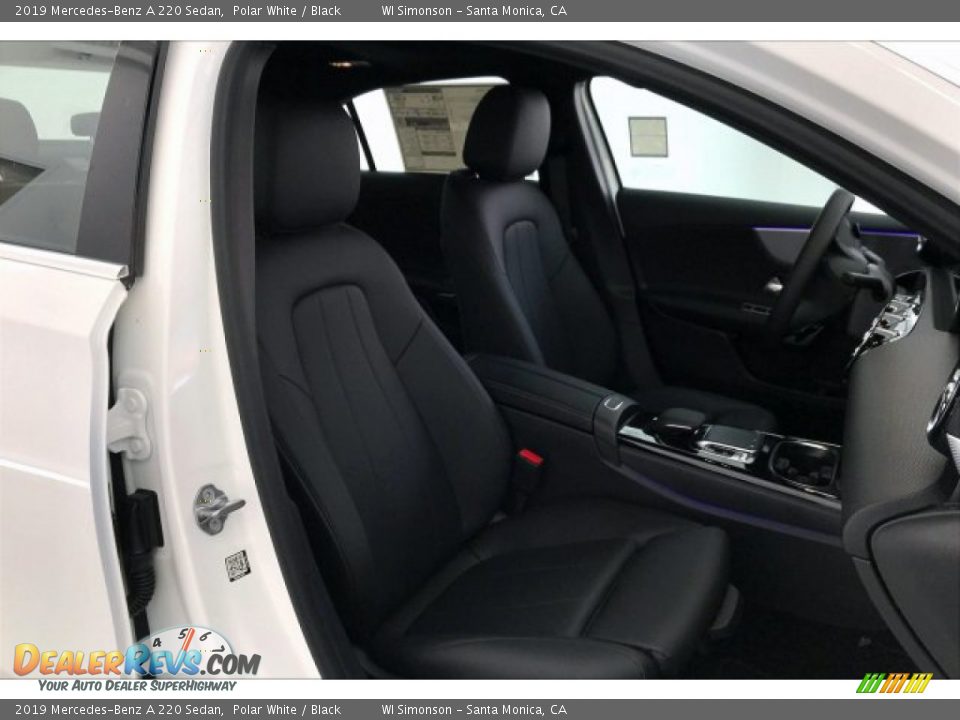 2019 Mercedes-Benz A 220 Sedan Polar White / Black Photo #5