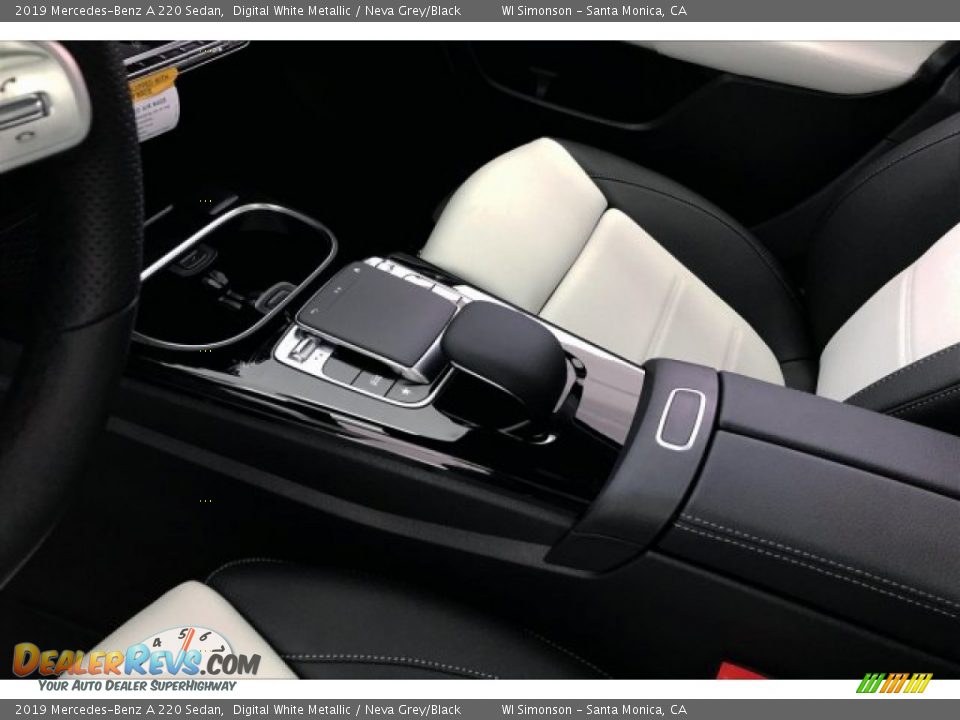 2019 Mercedes-Benz A 220 Sedan Digital White Metallic / Neva Grey/Black Photo #7
