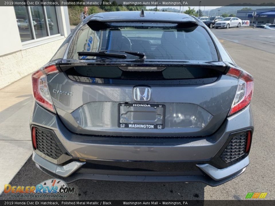 2019 Honda Civic EX Hatchback Polished Metal Metallic / Black Photo #6