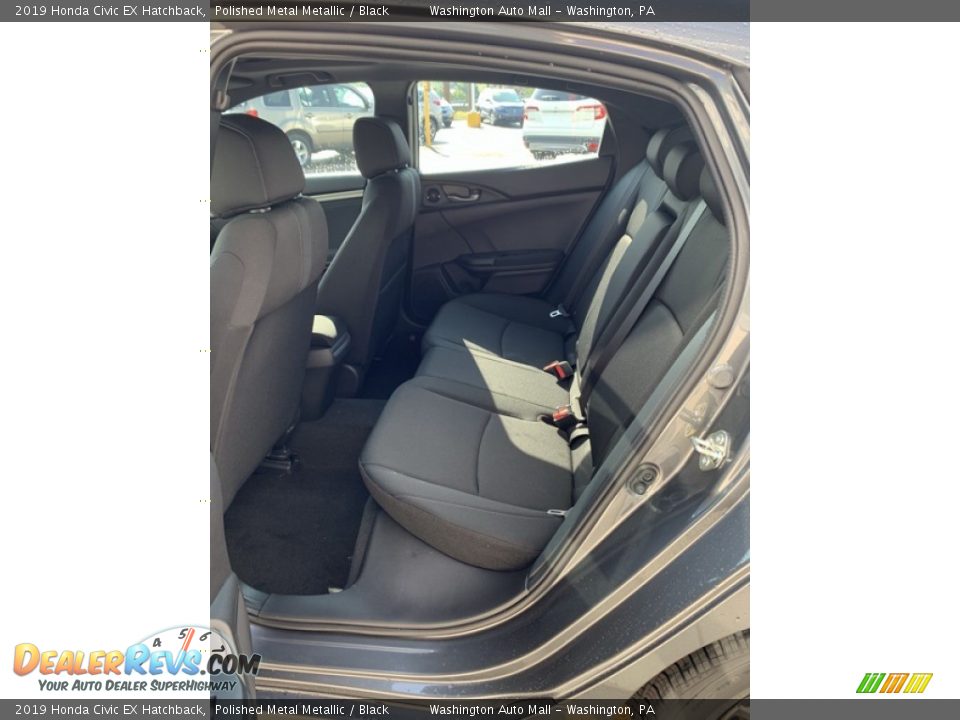 2019 Honda Civic EX Hatchback Polished Metal Metallic / Black Photo #19