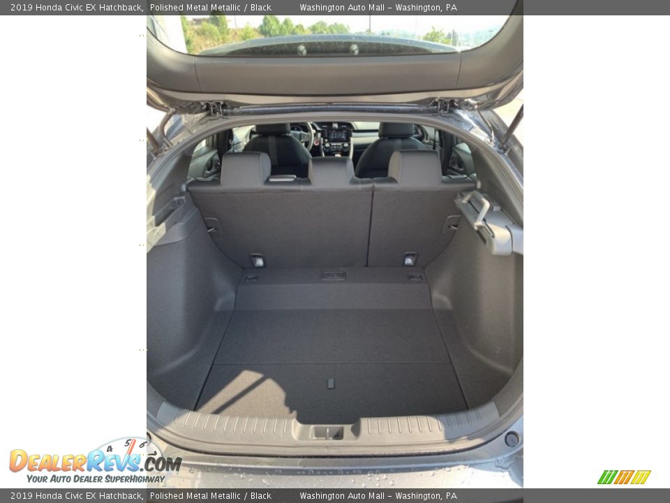 2019 Honda Civic EX Hatchback Polished Metal Metallic / Black Photo #21