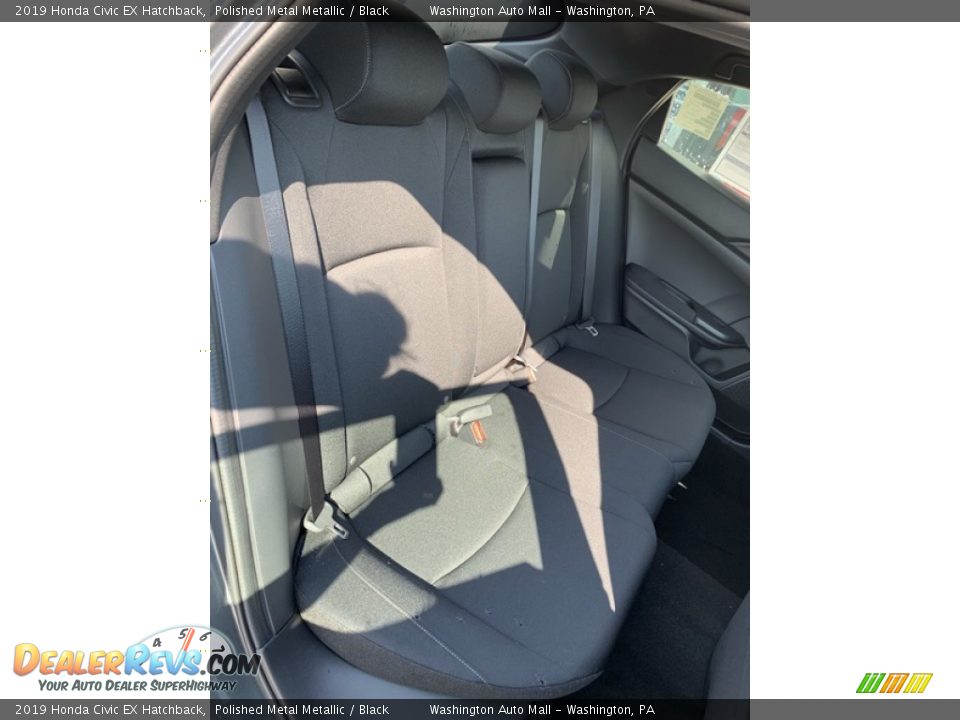 2019 Honda Civic EX Hatchback Polished Metal Metallic / Black Photo #23