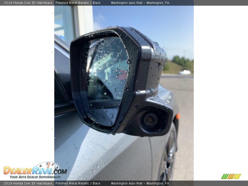 2019 Honda Civic EX Hatchback Polished Metal Metallic / Black Photo #28