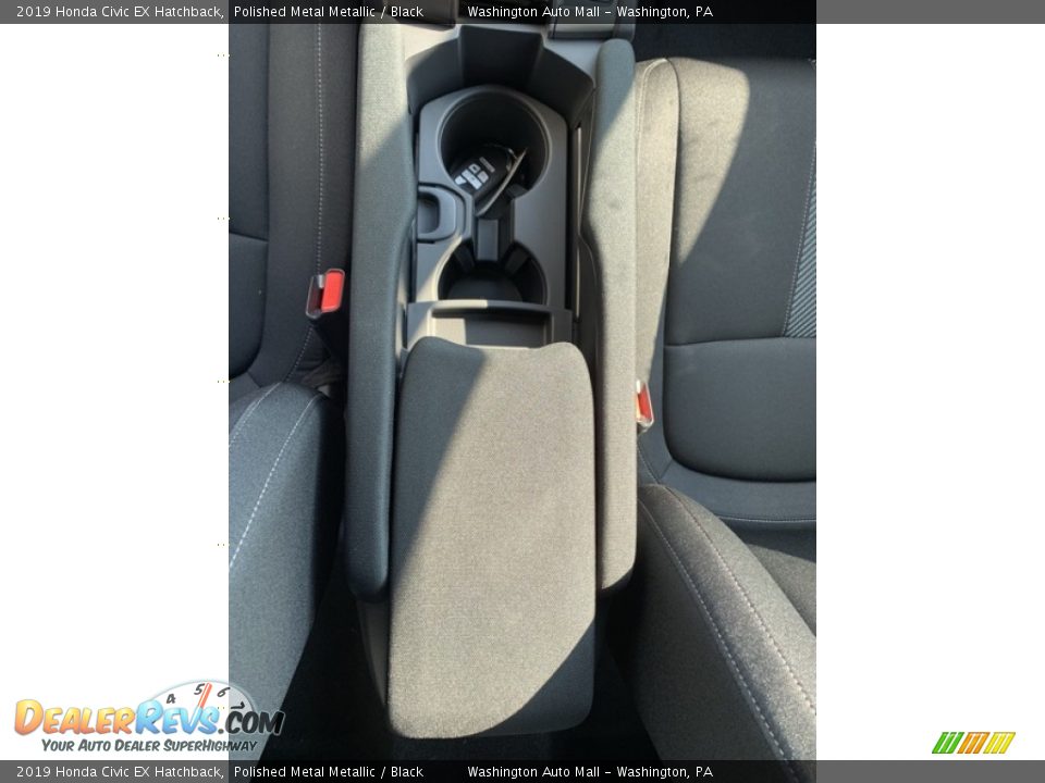 2019 Honda Civic EX Hatchback Polished Metal Metallic / Black Photo #34