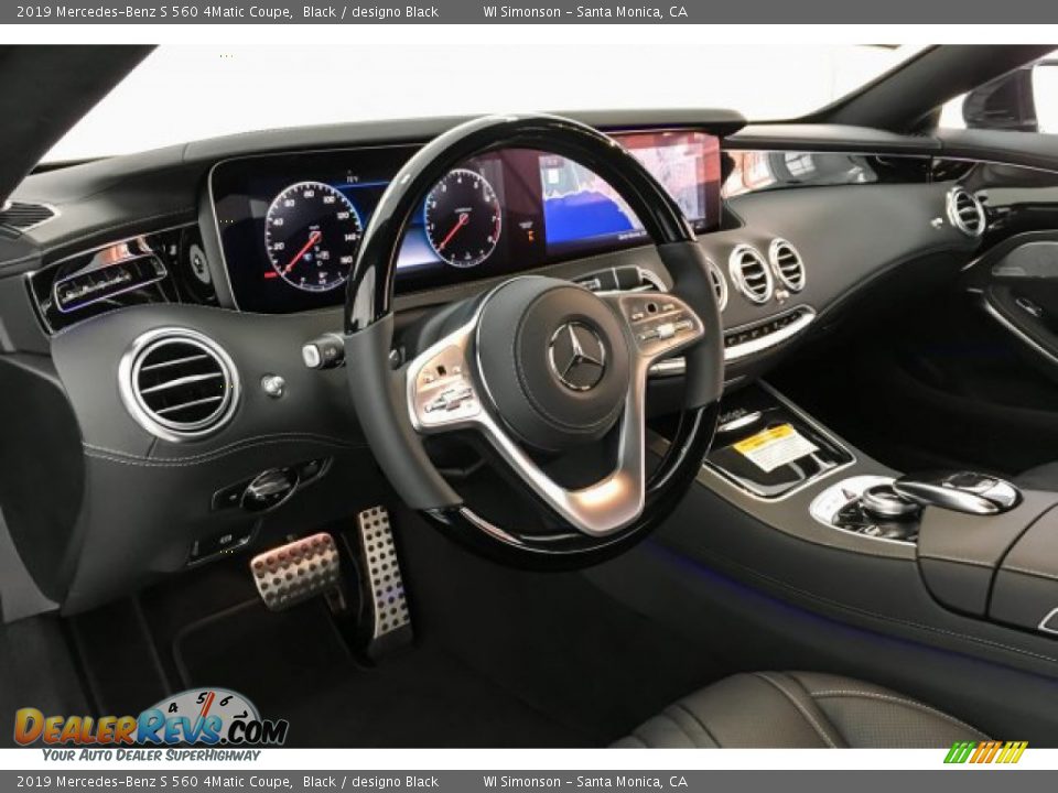 2019 Mercedes-Benz S 560 4Matic Coupe Black / designo Black Photo #4