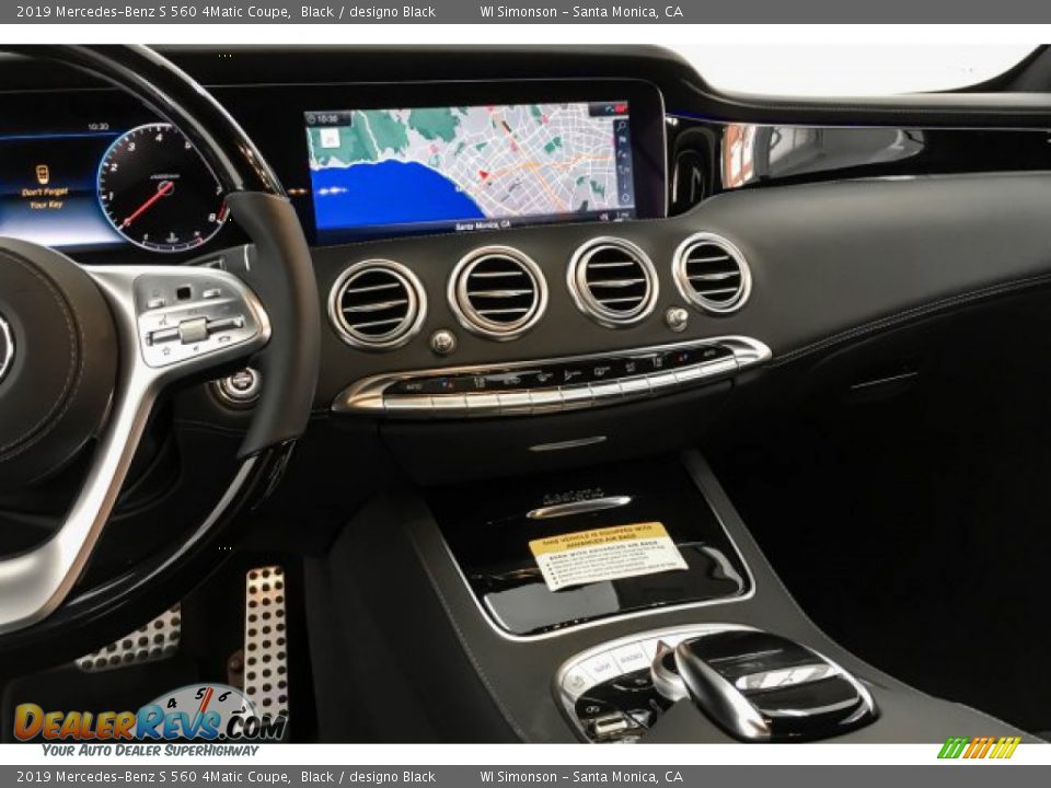 2019 Mercedes-Benz S 560 4Matic Coupe Black / designo Black Photo #6