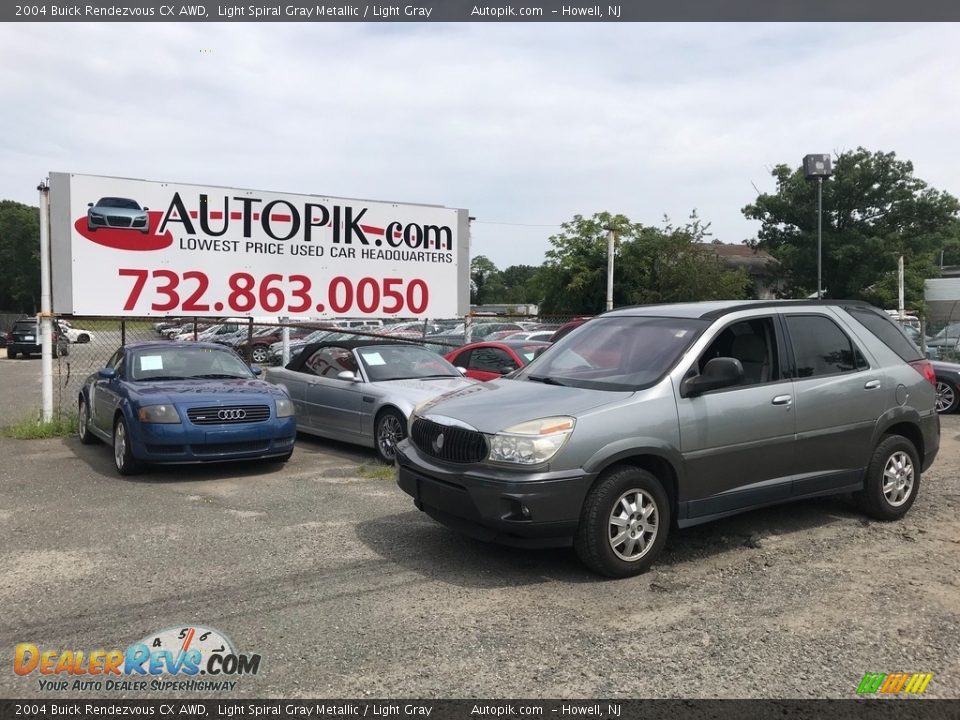 2004 Buick Rendezvous CX AWD Light Spiral Gray Metallic / Light Gray Photo #1