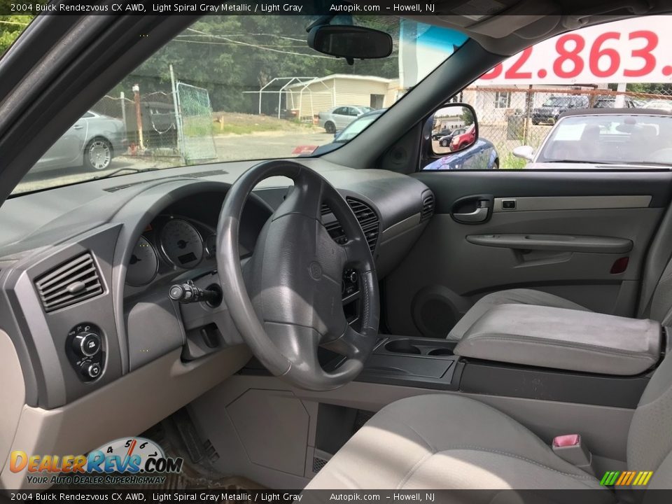 2004 Buick Rendezvous CX AWD Light Spiral Gray Metallic / Light Gray Photo #8