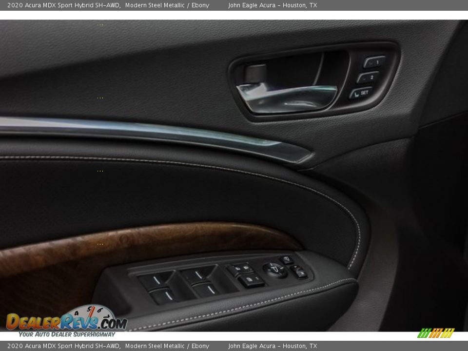 2020 Acura MDX Sport Hybrid SH-AWD Modern Steel Metallic / Ebony Photo #12