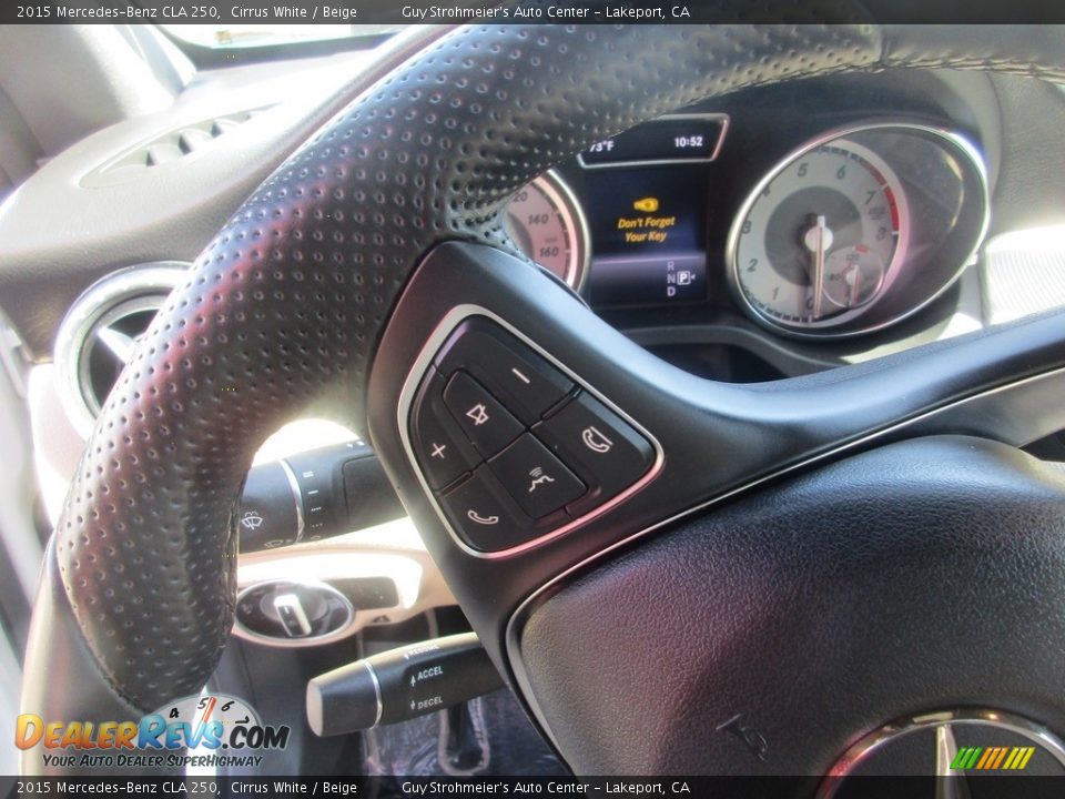 2015 Mercedes-Benz CLA 250 Cirrus White / Beige Photo #7