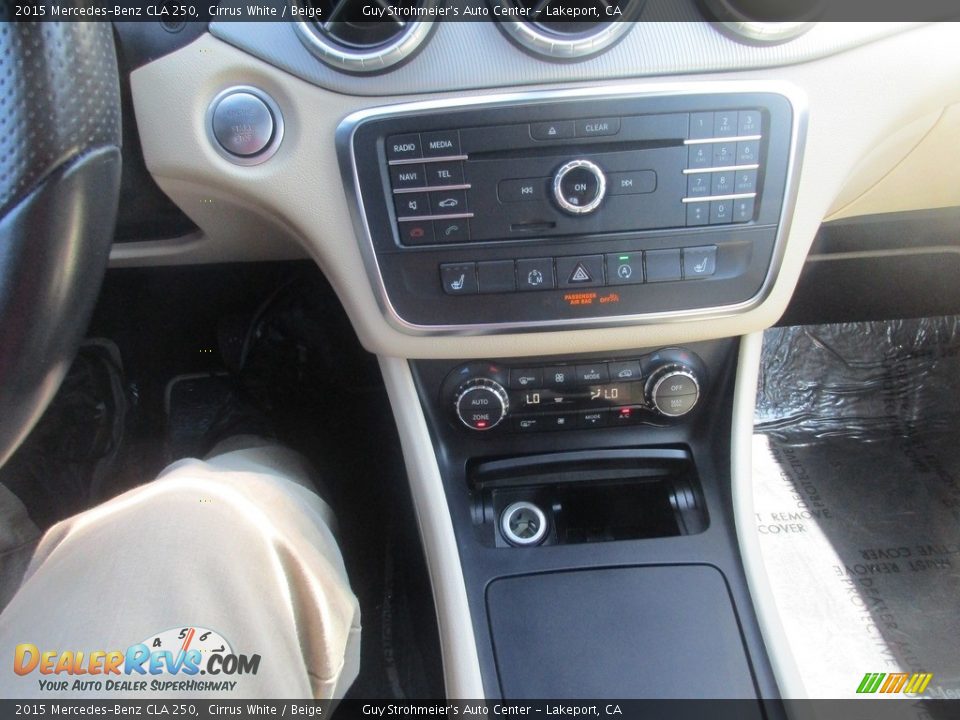 2015 Mercedes-Benz CLA 250 Cirrus White / Beige Photo #13