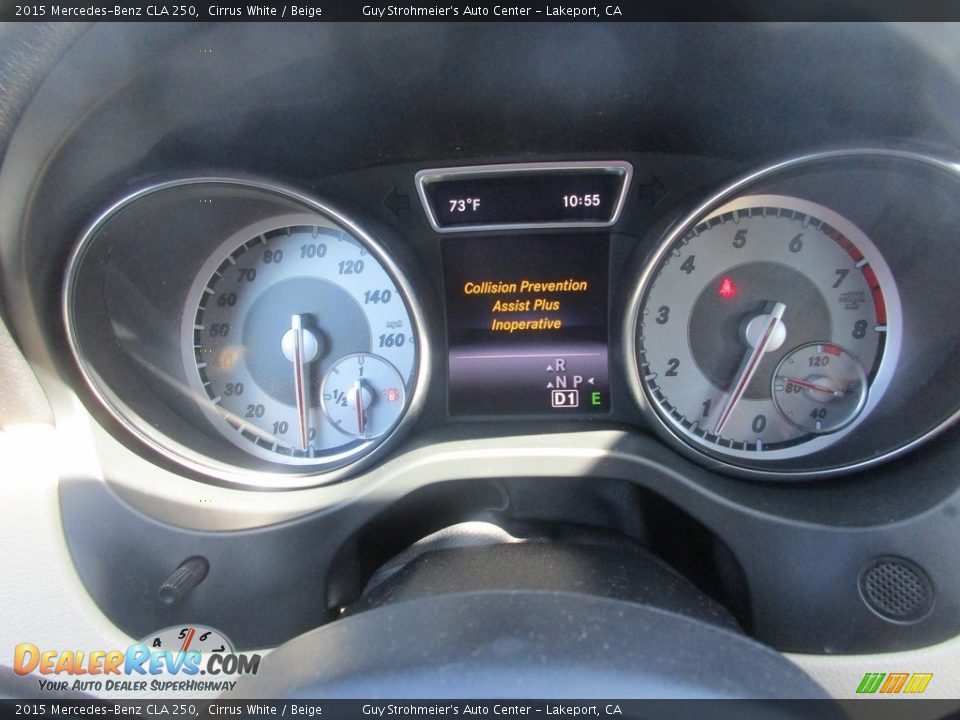 2015 Mercedes-Benz CLA 250 Cirrus White / Beige Photo #14