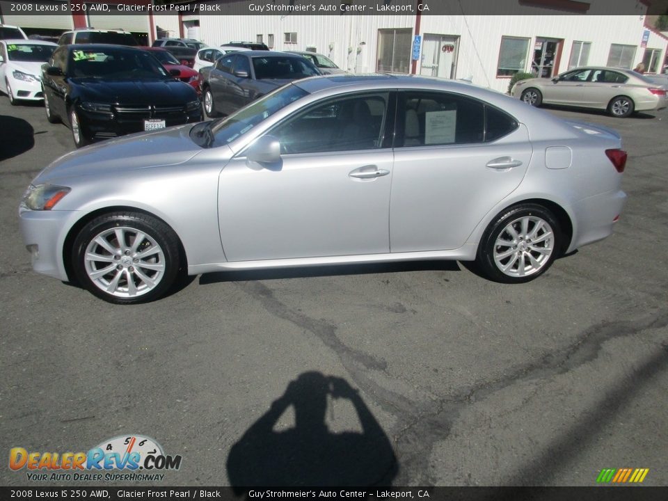 2008 Lexus IS 250 AWD Glacier Frost Pearl / Black Photo #2