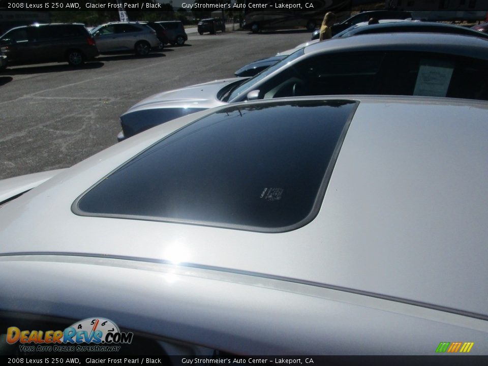 2008 Lexus IS 250 AWD Glacier Frost Pearl / Black Photo #11