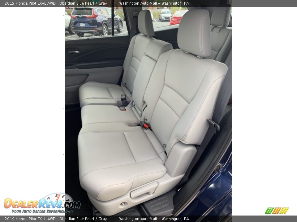 2019 Honda Pilot EX-L AWD Obsidian Blue Pearl / Gray Photo #18