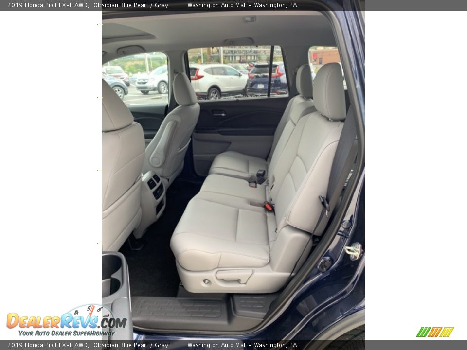 2019 Honda Pilot EX-L AWD Obsidian Blue Pearl / Gray Photo #19