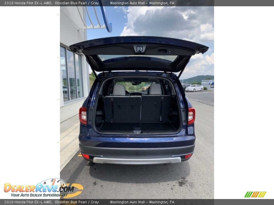 2019 Honda Pilot EX-L AWD Obsidian Blue Pearl / Gray Photo #22