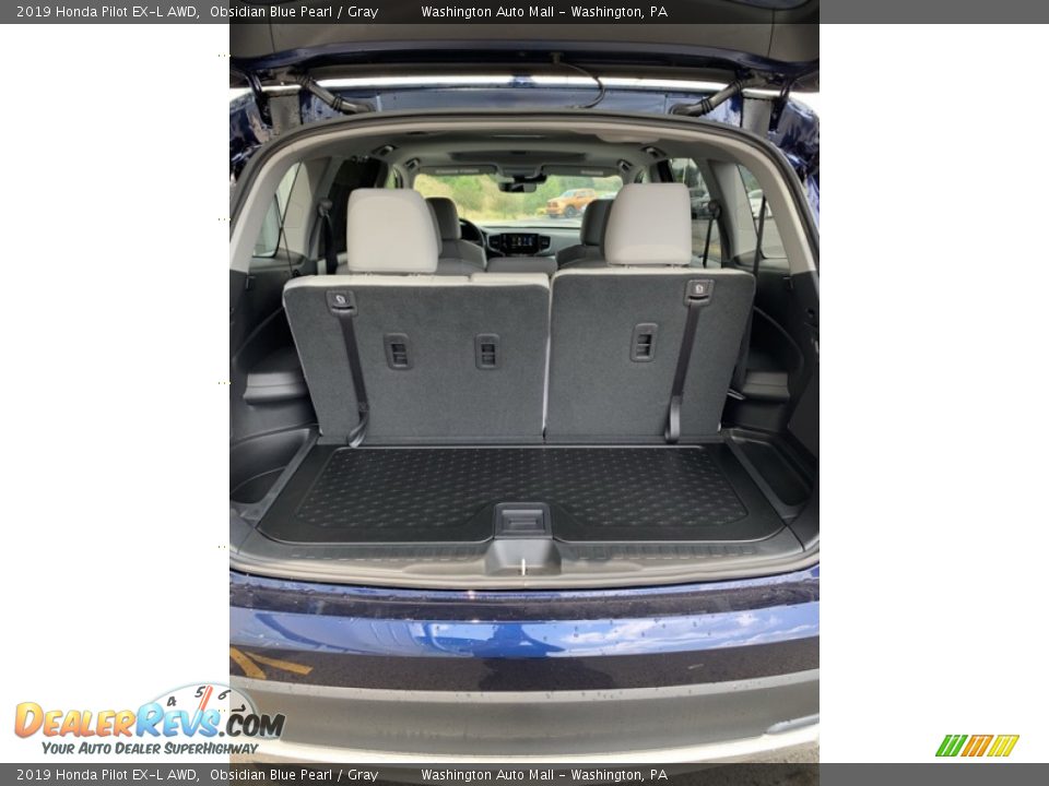 2019 Honda Pilot EX-L AWD Obsidian Blue Pearl / Gray Photo #23